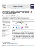 A novel approach for adapting the standard addition method to single particle-ICP-MS for the accurate determination of NP size and number concentration in complex matrices